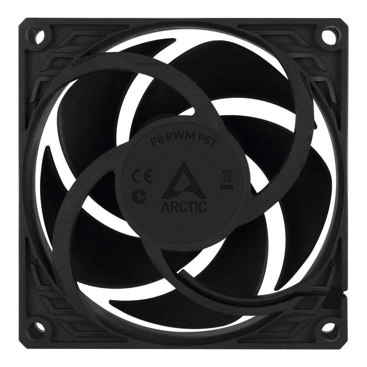 ARCTIC P8 PWM PST Computerkabinet Ventilator 8 cm Sort
