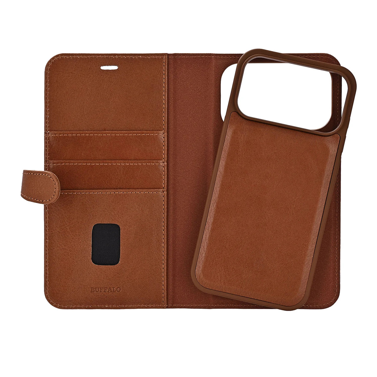 Wallet 2i1 MagSeries 3 Kortrum MagSeries Brun - iPhone 17 Pro Max