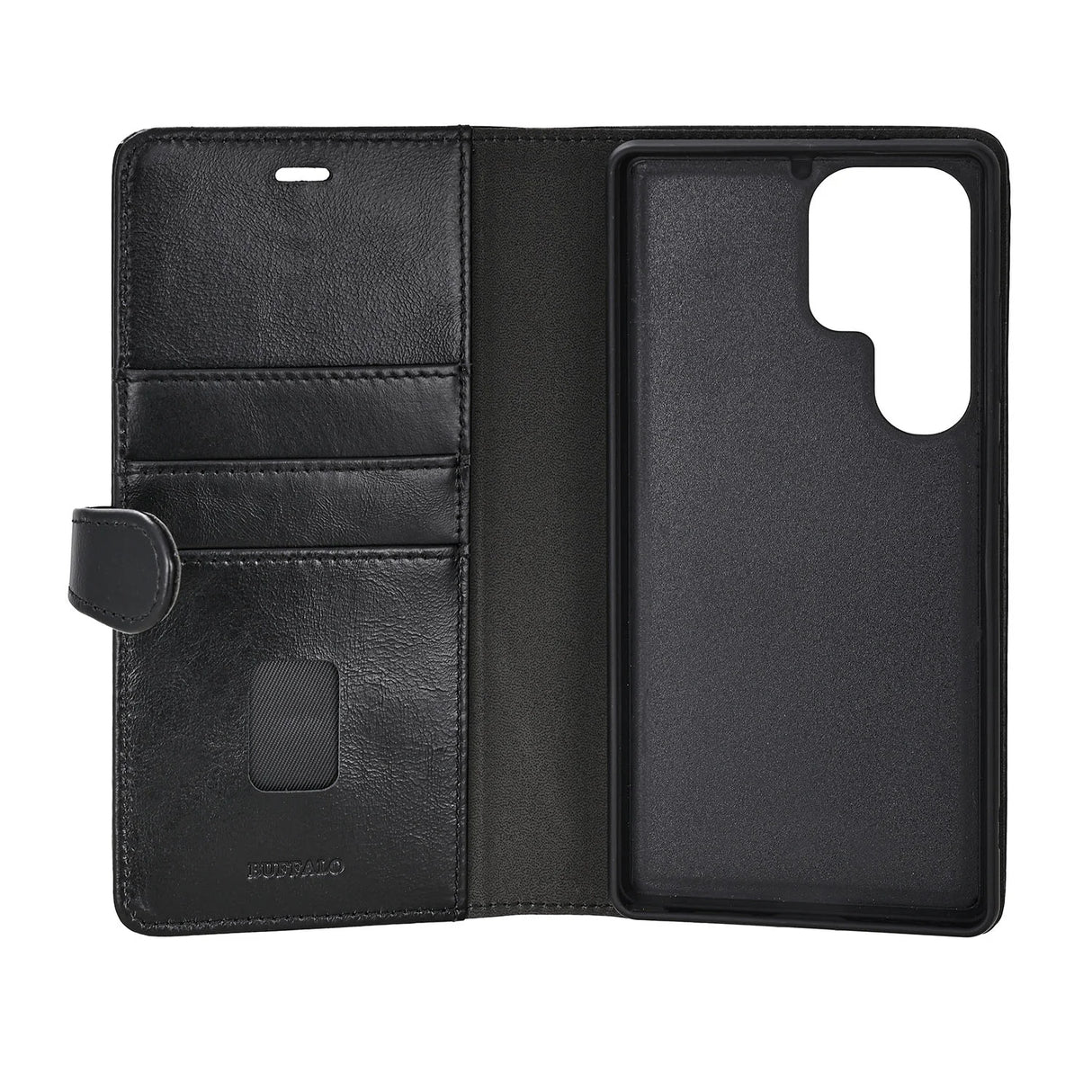 Wallet 2i1 3 Kort Læder Sort - Samsung Galaxy S26 Ultra