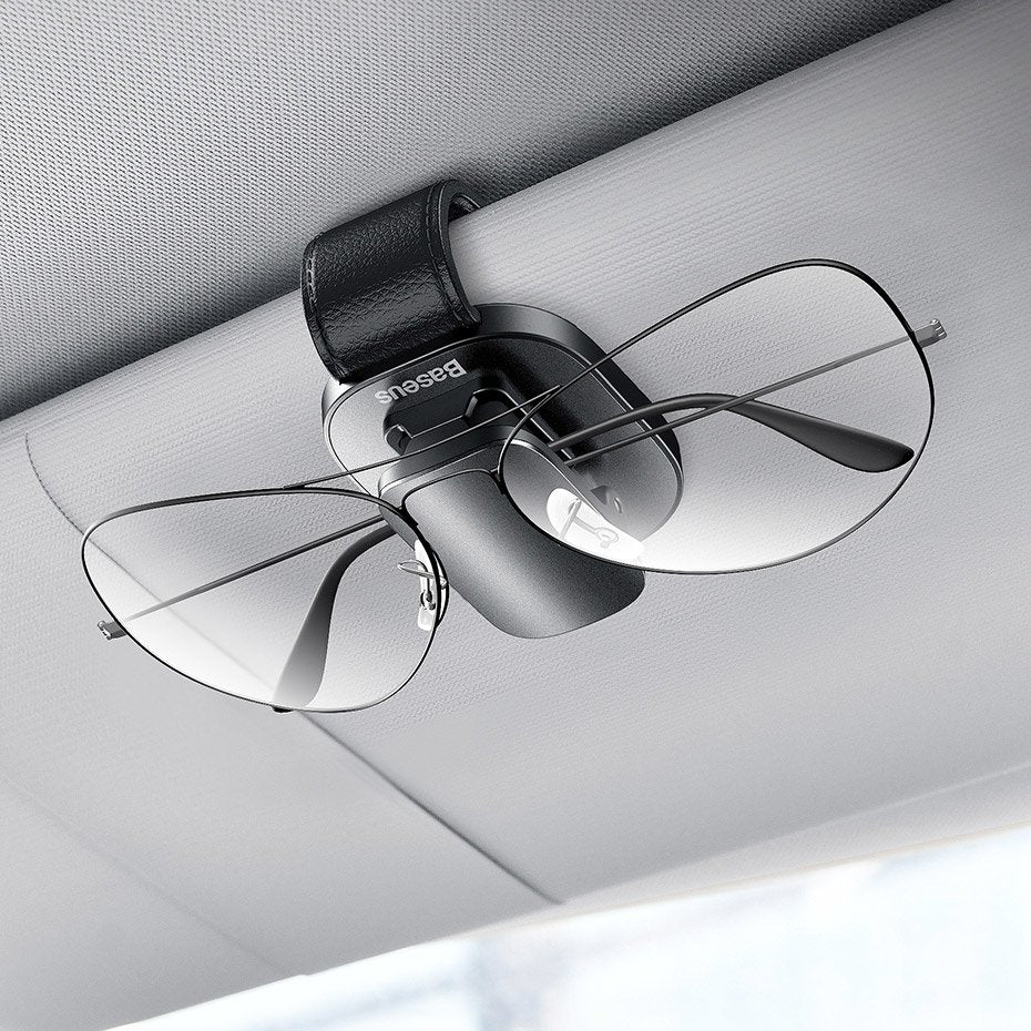 Baseus Car Holder Glasses Clip Silver (ACYJN-B0S)