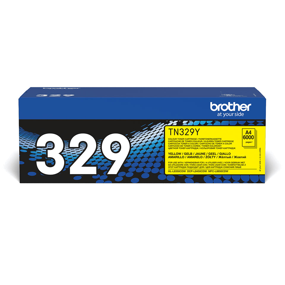Brother TN-329Y tonerpatron 1 stk Original Gul