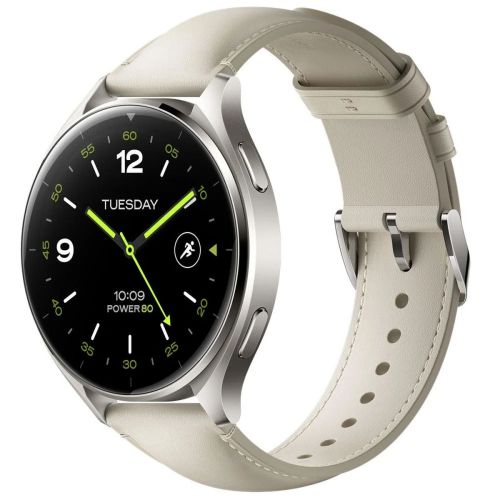 Xiaomi Watch 2 Titan Grey med læderrem EU BHR9306GL