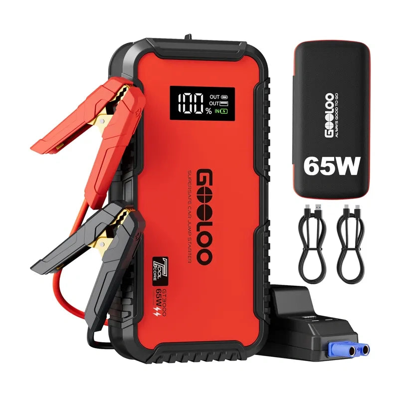 GOOLOO GT3000 44.4Wh Jump Starter