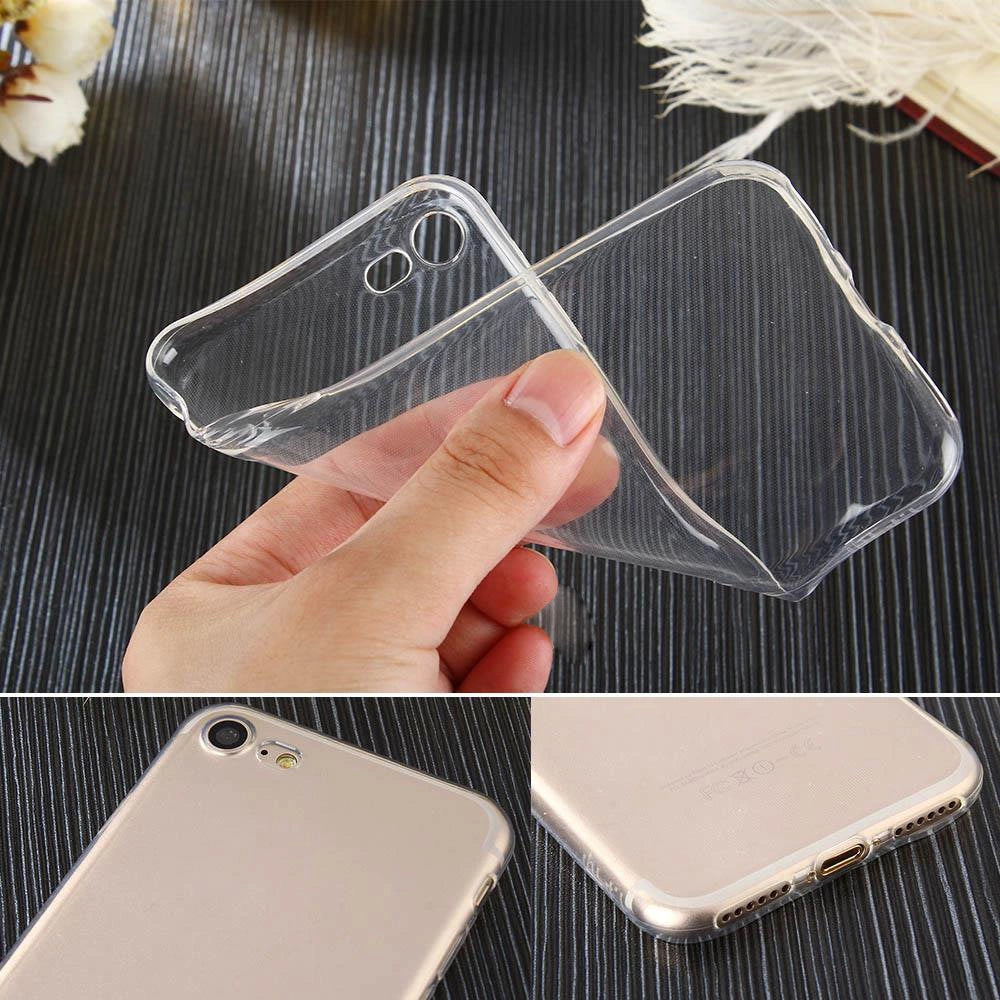 Ultra Clear 0,5 mm Case Gel TPU Cover til Huawei P40 Lite E gennemsigtige