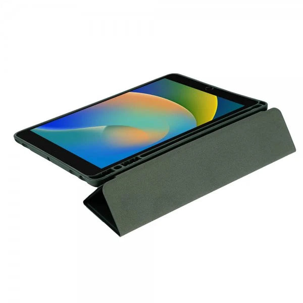GEAR Cover Penpocket Soft Touch Green iPad 10,2" 2019/20/21 & Air 10,5" 2019
