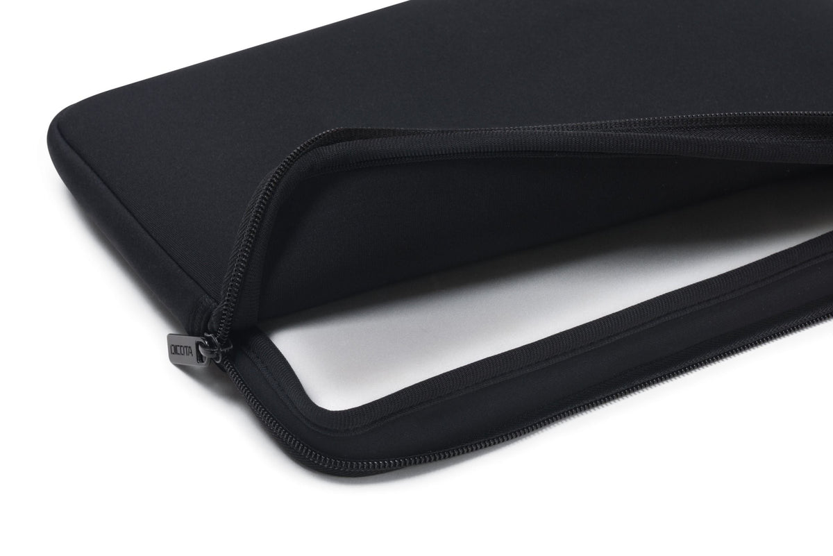 DICOTA PERFECT Hylster til notebook 12.5 Neopren 100 % genbrugt stof Sort