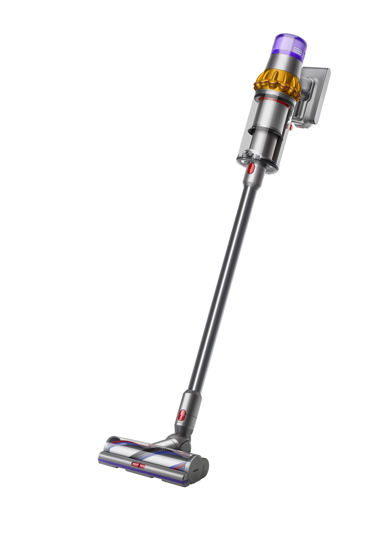Dyson V15 Detect Absolute 2-i-1 stangstøvsuger Batteri Dry Poseløs 0,76 L 660 W Nikkel, Gul