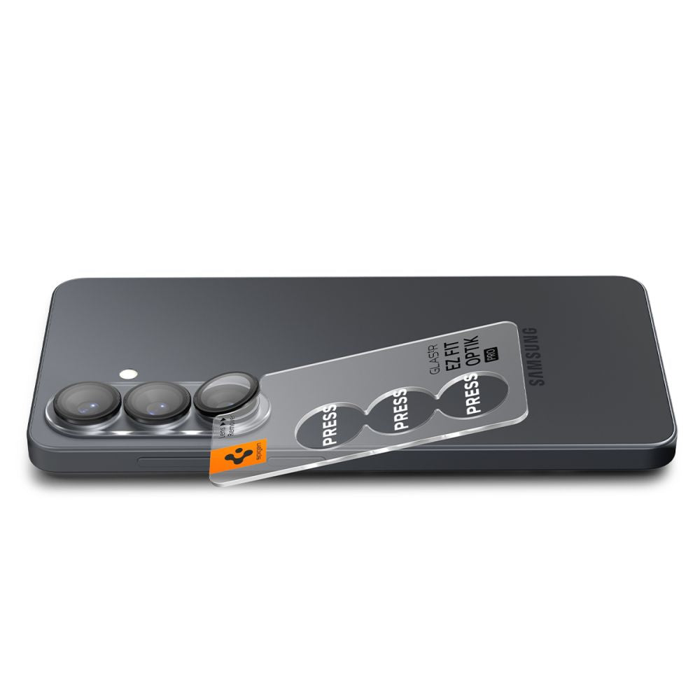 Kamera Beskyttelse Spigen Optik Pro Hd Glas.Tr ”Ez Fit” Camera Protector 2 Pack Galaxy S26 Sort