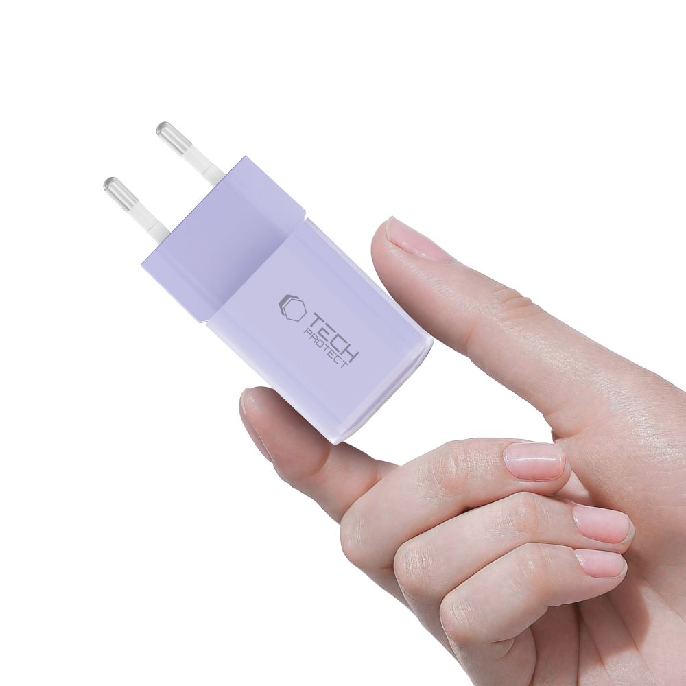 Tech Protect Ncm33 2 Port Netværksopladder Pd 33 W / Qc3.0 Babylilla