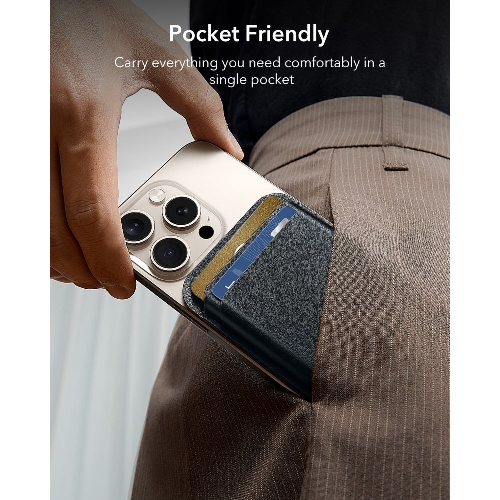 Esr Classic Rfid Magnetisk Tegnebog Magsafe Midnight Sort