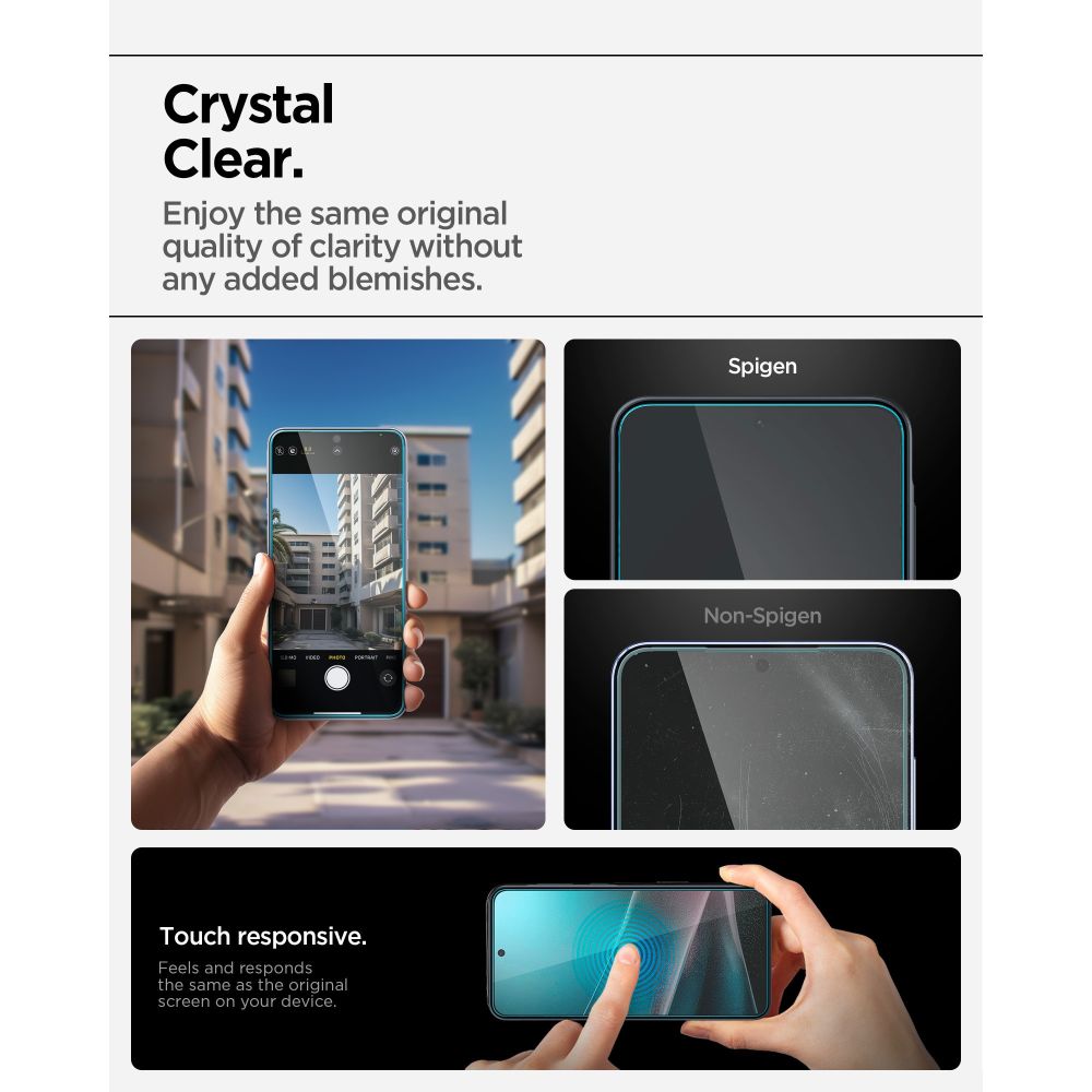 Hærdet Glas Spigen Glas.Tr ”Ez Fit Hd” Galaxy A36 / A37 5 G Clear