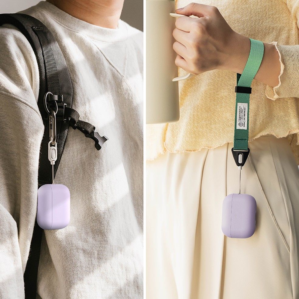 Ringke Silikone Apple Airpods Pro 3 Lyslilla