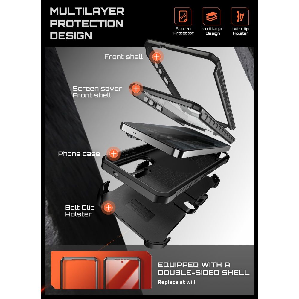 Supcase Unicorn Beetle Pro Mag Magsafe 2 Sæt Galaxy S26 Ultra Aramid