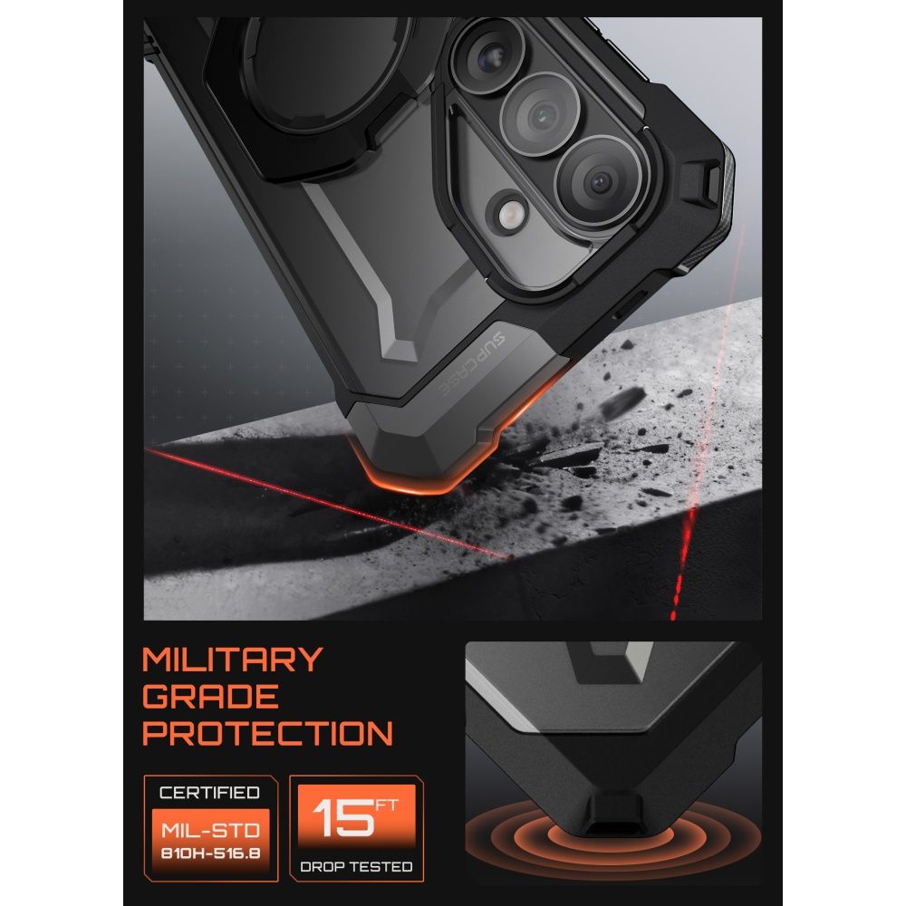 Supcase Ub Grip Mag Magsafe Galaxy S26 Sort