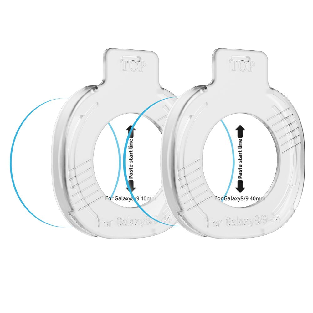Hærdet Glas Tech Protect Easy Set+ 2 Pack Samsung Galaxy Watch 8/9 (40 Mm) Klar