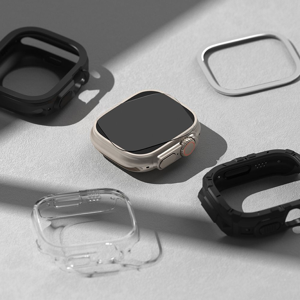 Hærdet Glas Ringke Id Fc Glas 4 Pack Apple Watch Ultra 1/2/3/4 (49 Mm) Klar