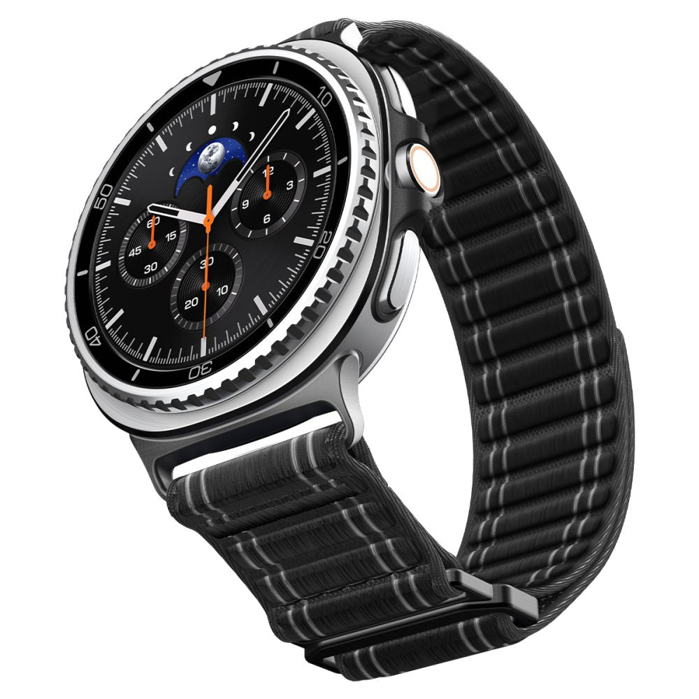 Spigen Wbf0 Band Til Samsung Galaxy Watch 8 / 9 / Classic (40 / 44 / 46 Mm) Sort