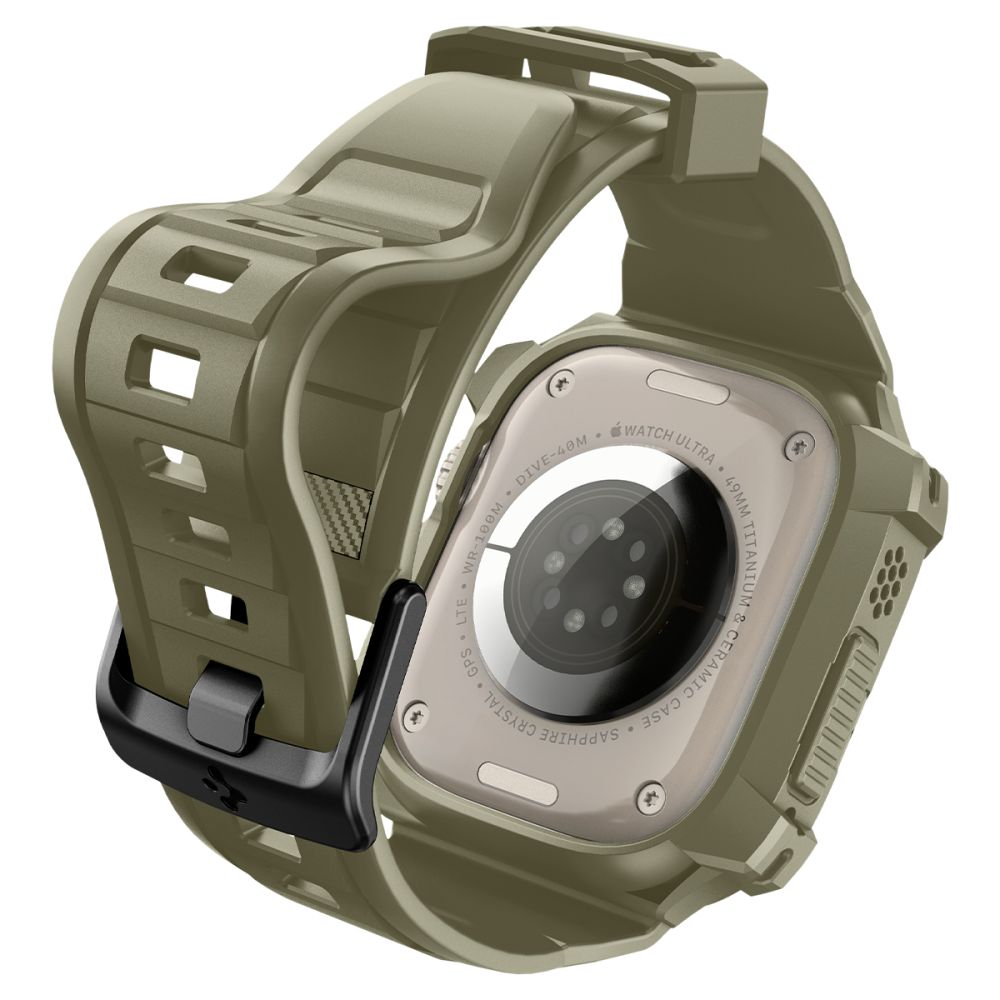 Spigen Rugged Armor ”Pro” Apple Watch Ultra 1 / 2 / 3 / 4 (49 Mm) Vintage Khaki