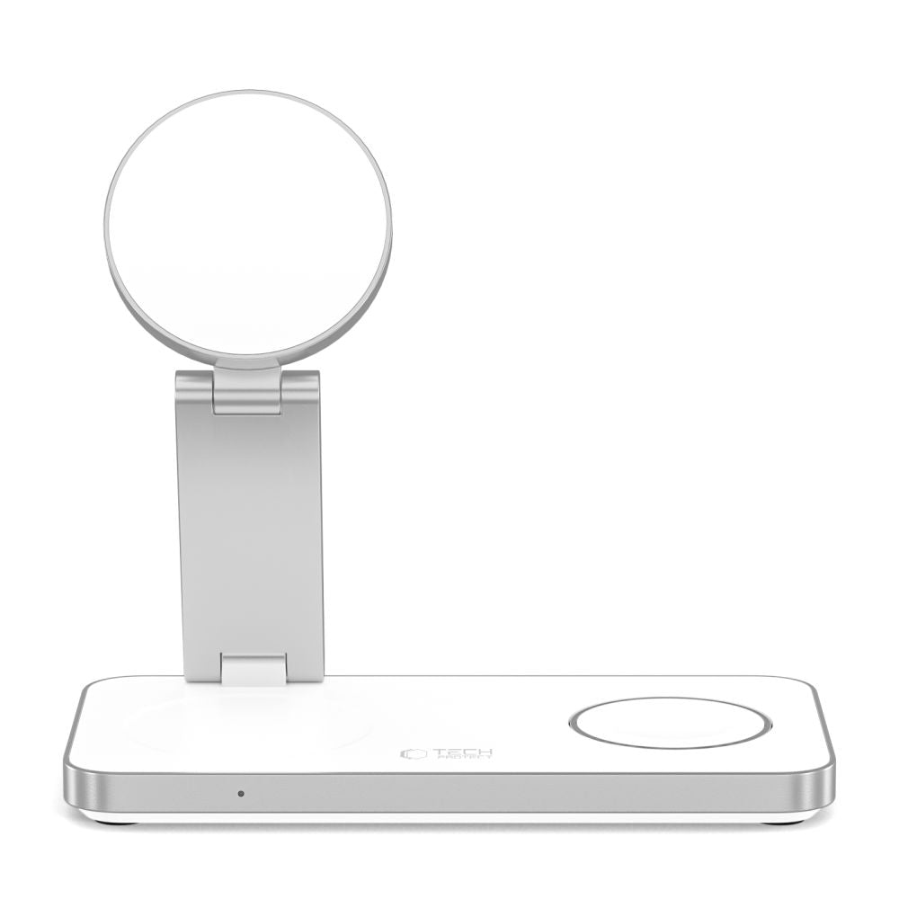 Tech Protect Qi15 W A47 3 I 1 Magnetisk Magsafe Trådløs Oplader Hvid