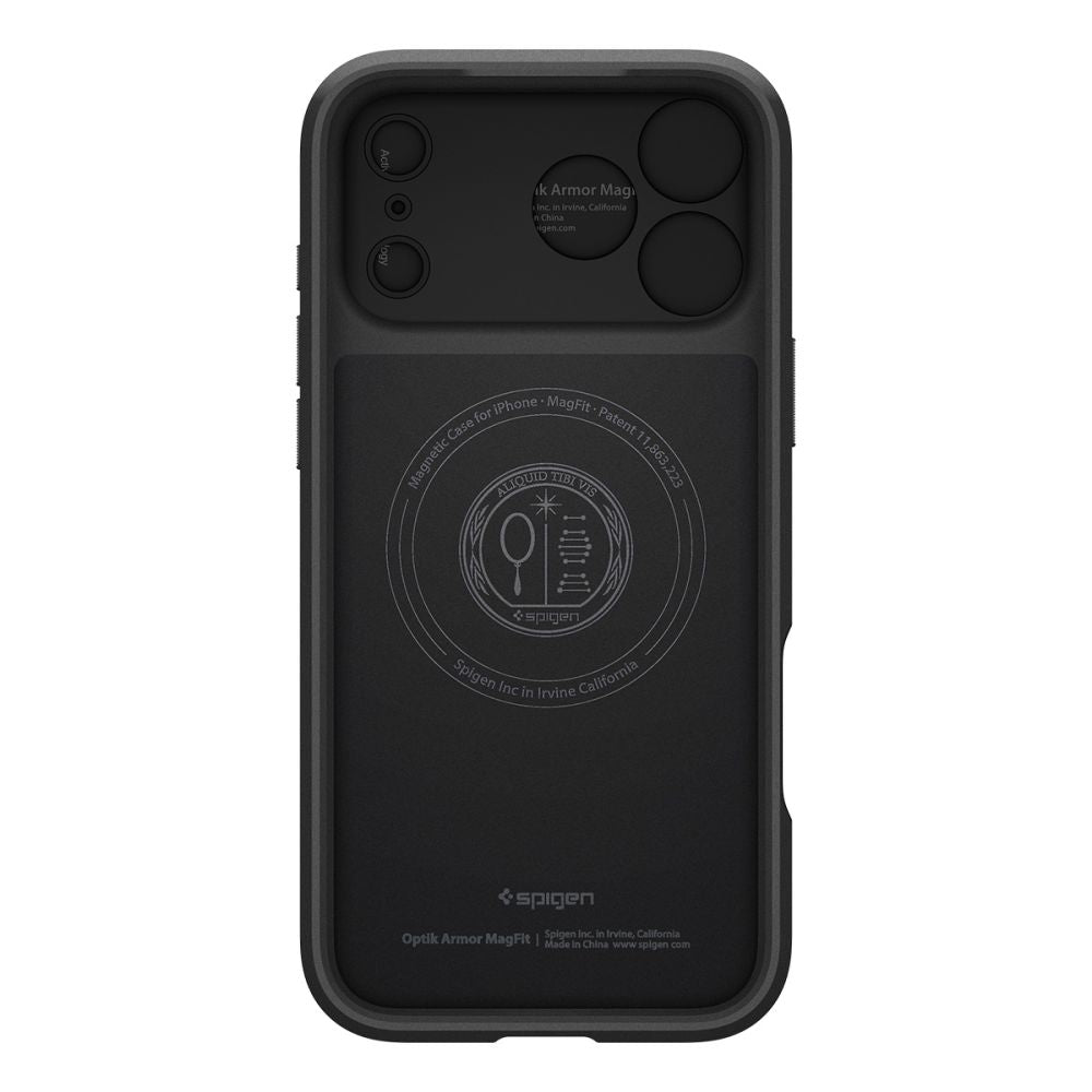 Spigen Optik Armor Mag Safe Iphone 17 Pro Max / 18 Pro Max Sort