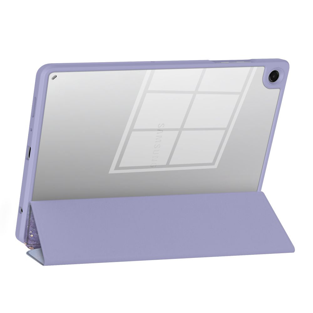 Tech Protect Sc Hybrid Pen Til Galaxy Tab A9 / A11 8.7 X110 / X115 / X133 / X135 Violet Marmor