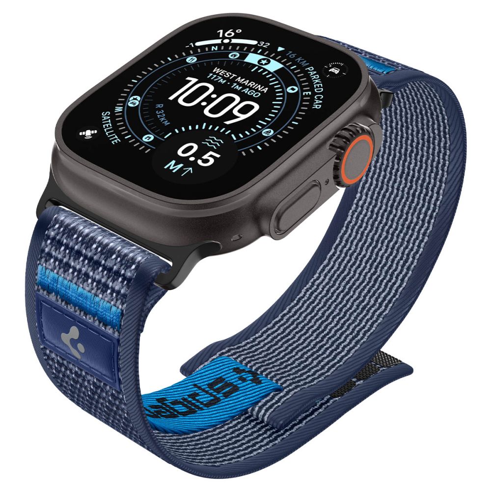 Spigen Athlex Air 2 Apple Watch 8 / 9 / 10 / 11 / 12 / Se / Ultra (44 / 45 / 46 / 49 Mm) Active Marineblå