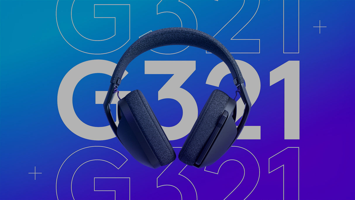 Logitech G G321 LIGHTSPEED Headset Trådløs Spil USB Type-C Bluetooth Sort