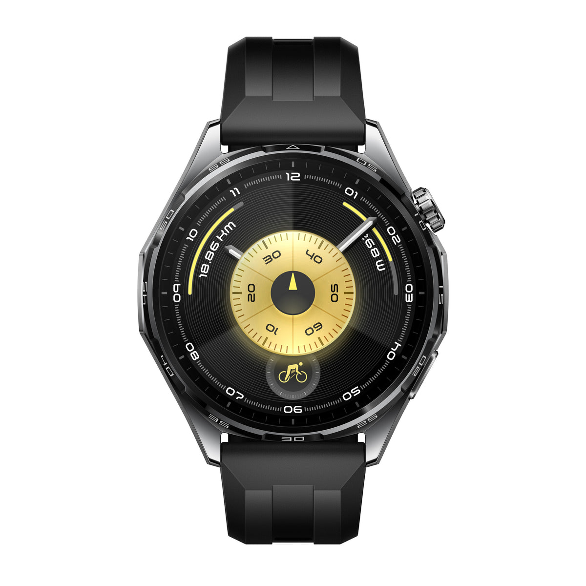 Huawei Watch GT6 46mm med Fluoroelastomer Strap Black EU