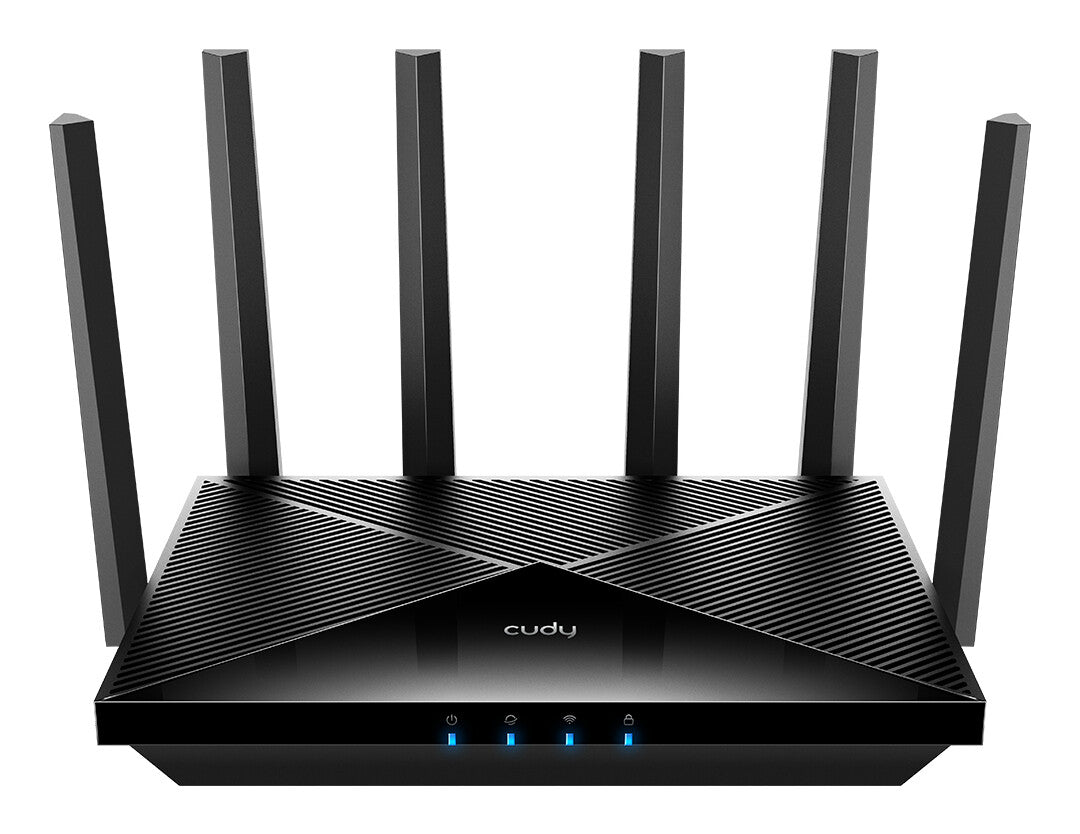 Cudy WR6500H trådløs router 2.5 Gigabit Ethernet Dual-band (2,4 GHz / 5 GHz) Sort