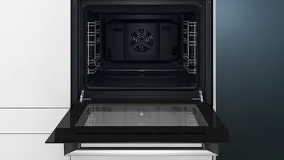 Siemens iQ100 HB010FBR1S ovn 66 L 3300 W Sort, Rustfrit stål