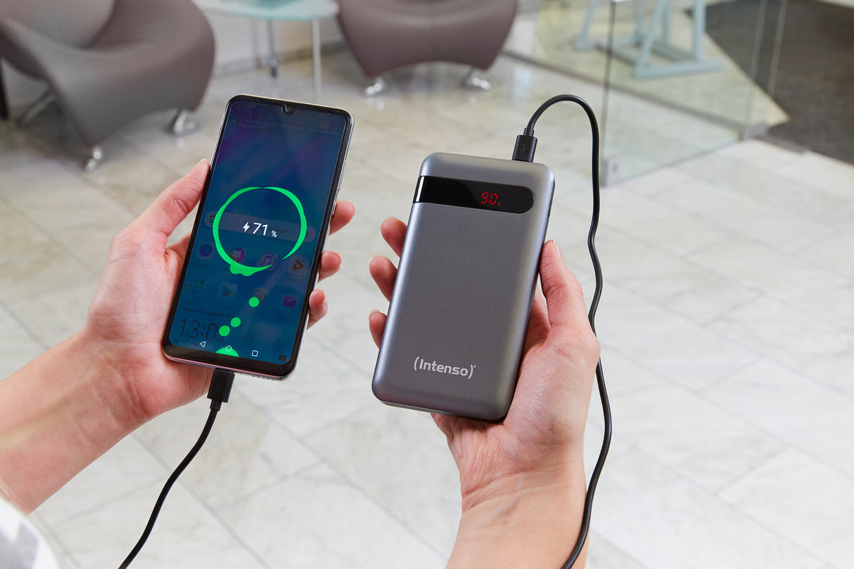 Intenso PD10000 Lithium polymer (LiPo) 10000 mAh Anthracit