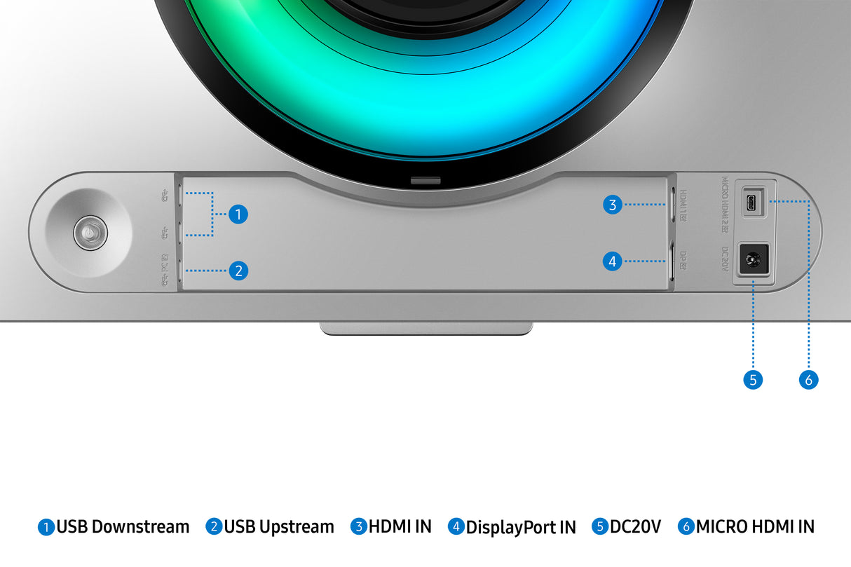 Samsung G95SC computerskærm 124,5 cm (49") 5120 x 1440 pixel Dual QHD OLED Sølv