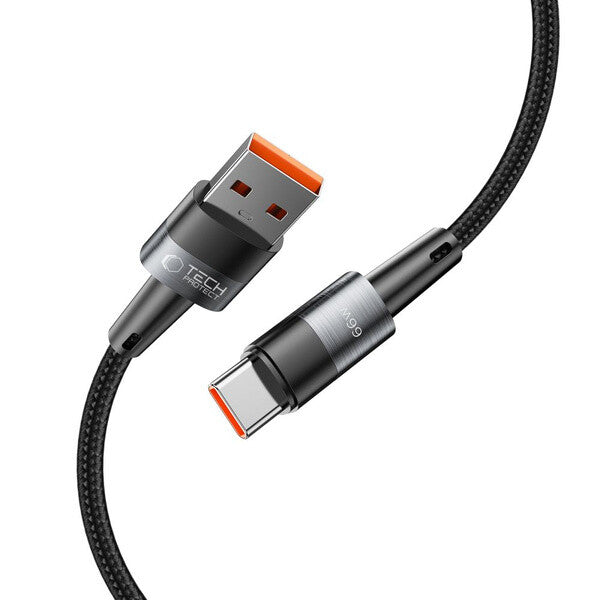Tech-Protect 9490713934135 USB-kabel 1 m USB A USB C 0,48 Gbit/sek. 66 W Grå