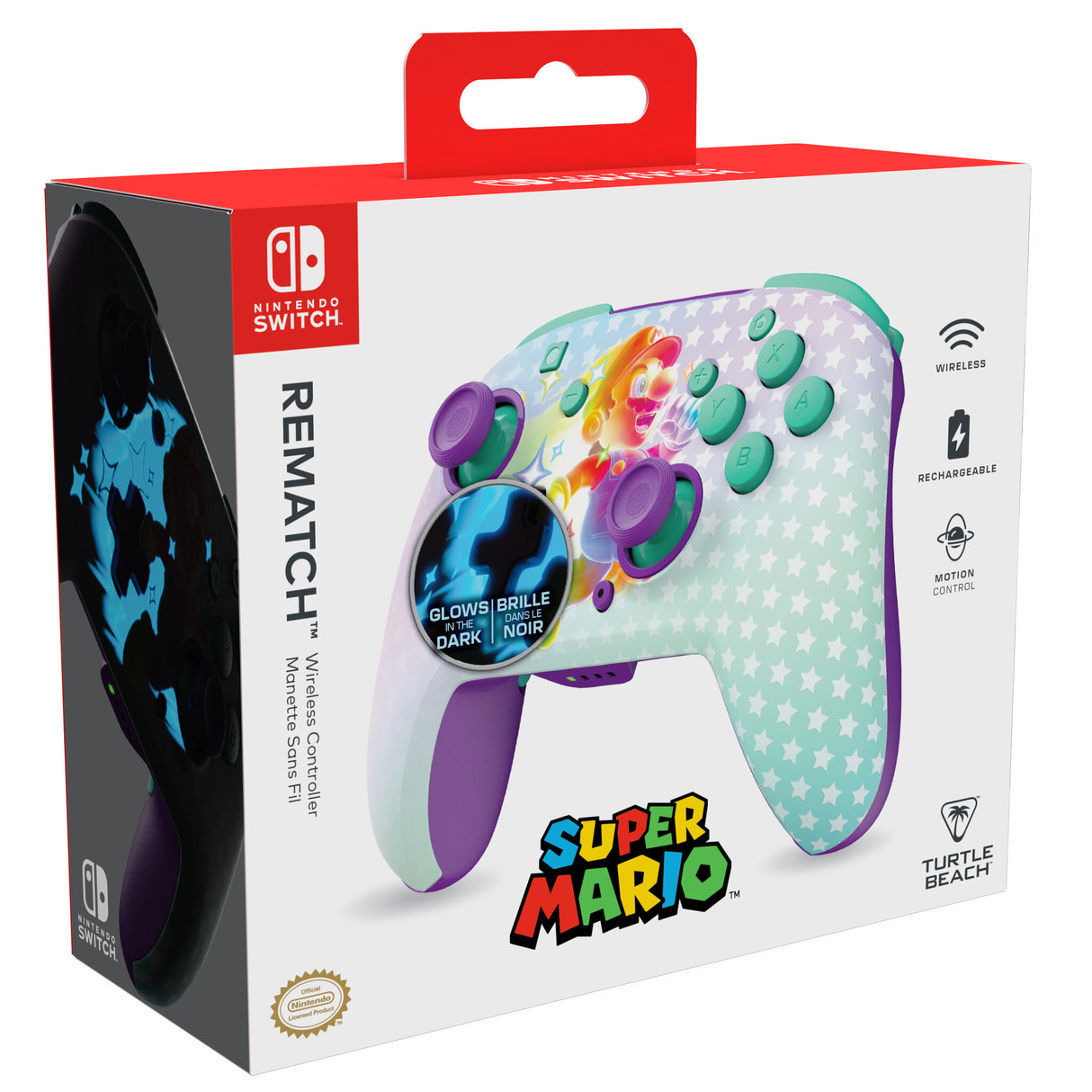 Turtle Beach Rematch Flerfarvet Bluetooth Gamepad Nintendo Switch, Nintendo Switch 2, Nintendo Switch Lite, Nintendo Switch OLED