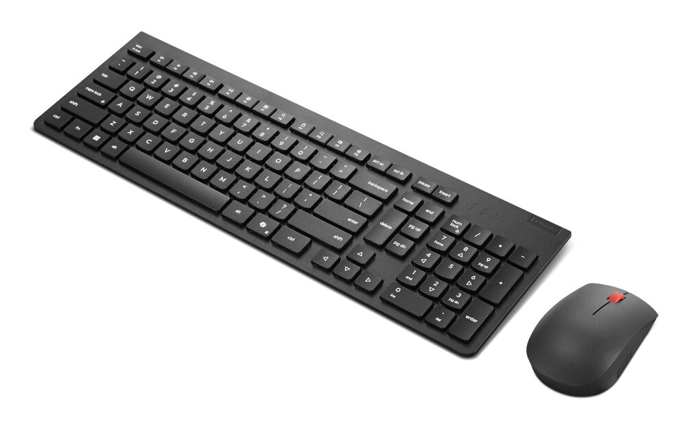 Lenovo 4X31R64462 tastatur Mus inkluderet Kontor RF trådløs + Bluetooth Dansk Sort