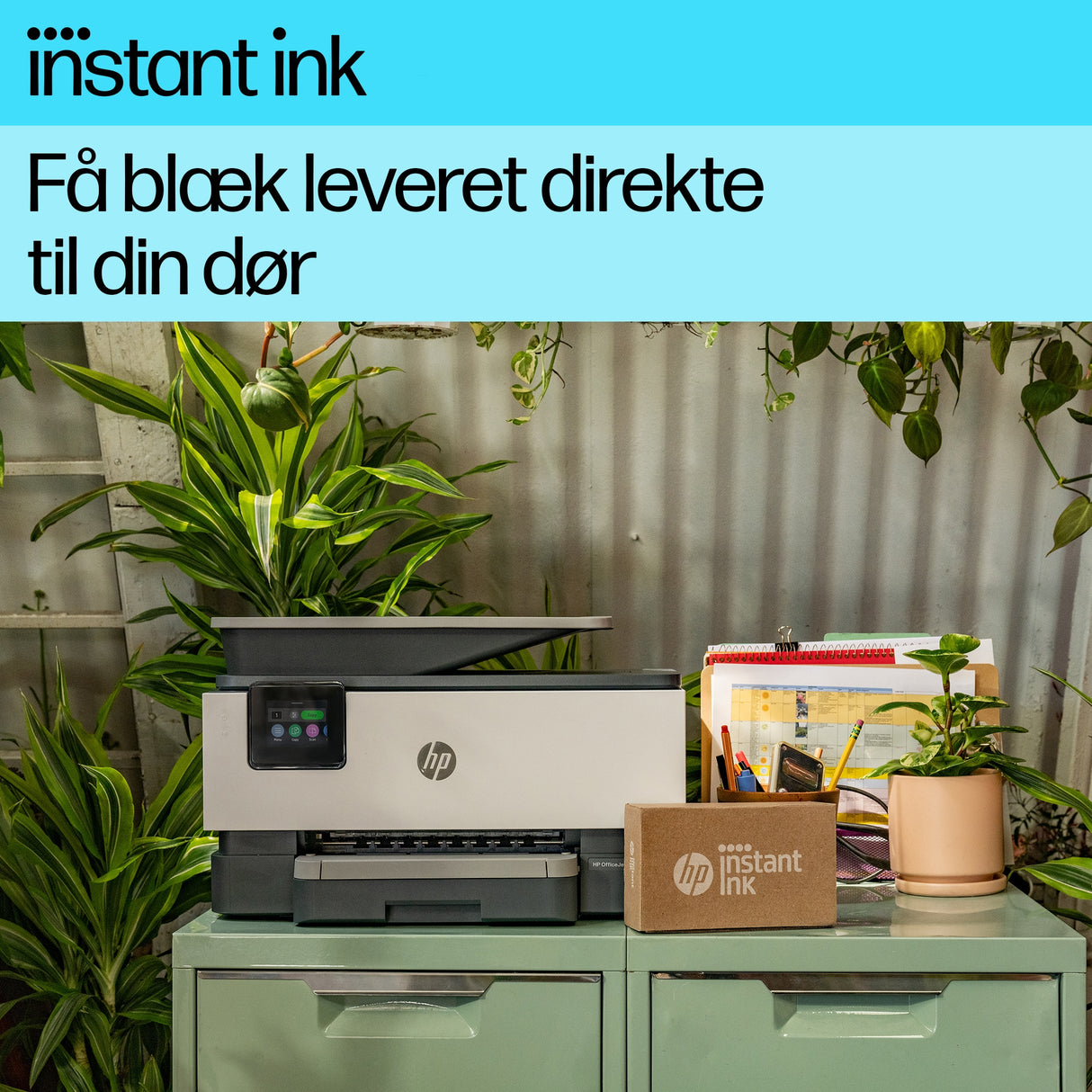 HP OfficeJet Pro 9120e Trådløst All-in-One Farve Printer, Instant Ink; 2-sidet printning