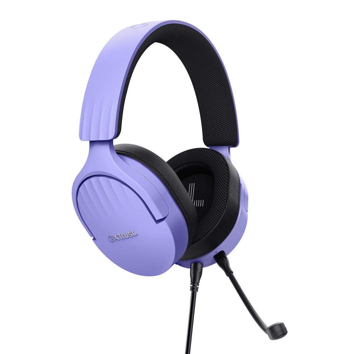 Trust GXT 489P FAYZO Headset Ledningsført Spil Sort, Lilla
