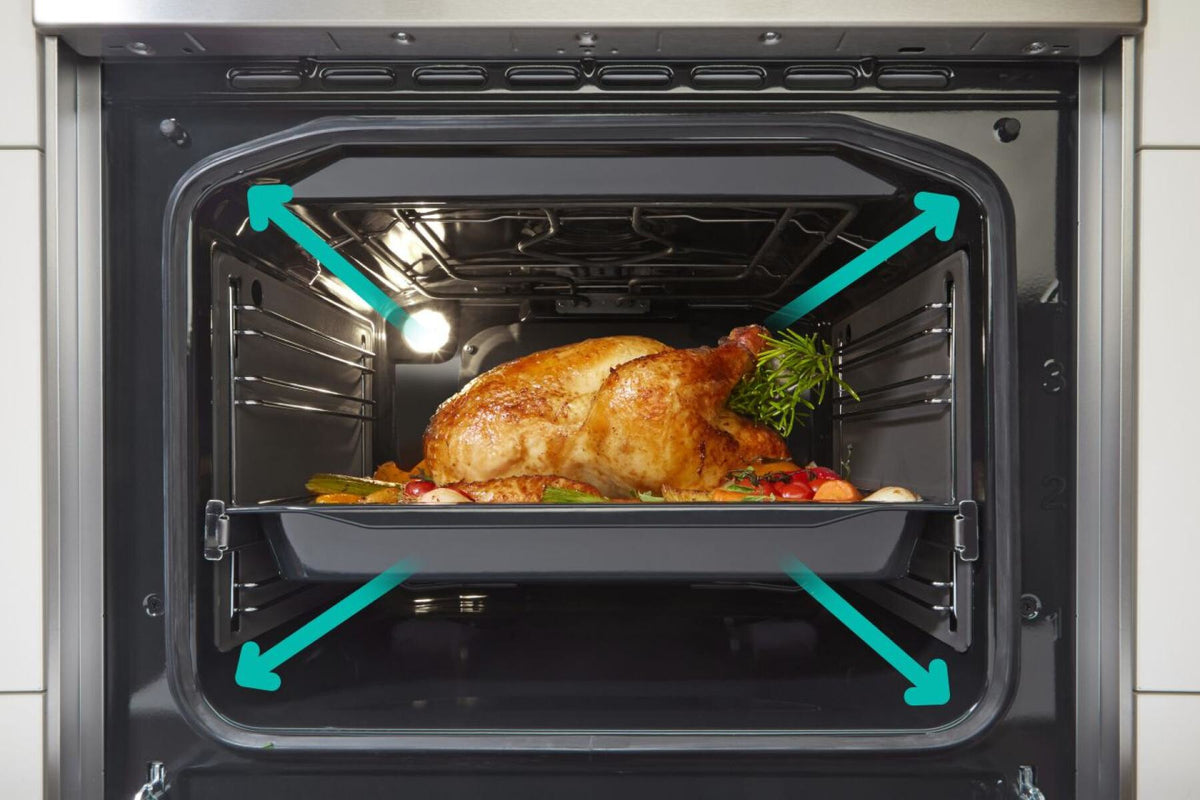 Gorenje 740742 komfur og ovn Fritstående komfur Elektrisk Zone induktionskogeplade Rustfrit stål