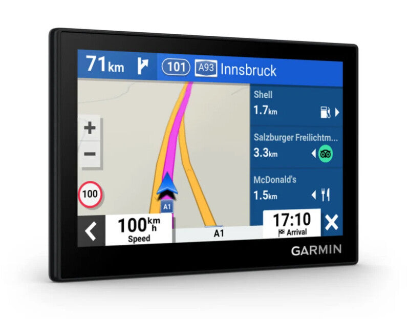 Garmin Drive 53 navigator Fastgjort 12,7 cm (5") Berøringsskærm 69 g Sort, Grå