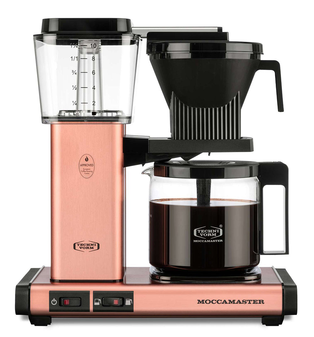 Moccamaster Optio kaffemaskine rose gold