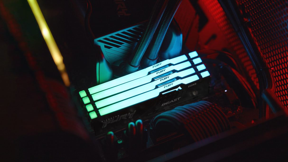 Kingston Technology FURY Beast 16 GB 6000 MT/s DDR5 CL36 DIMM (sæt med 2) RGB EXPO