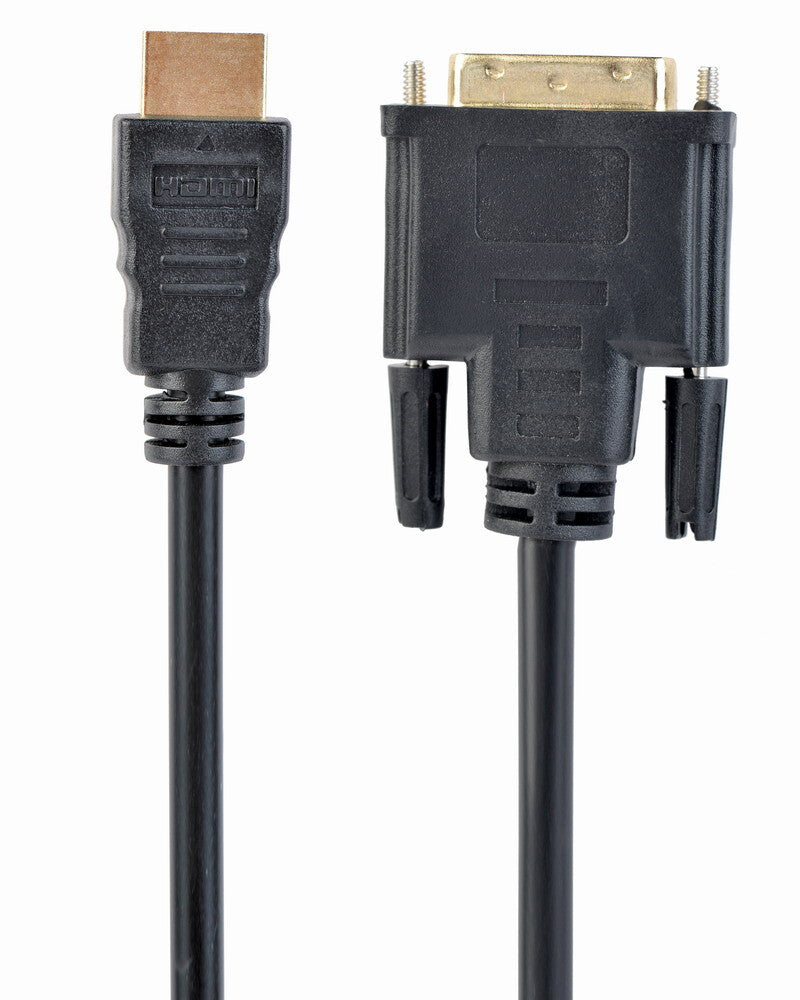 Gembird 5m, HDMI/DVI, M/M DVI-D Sort