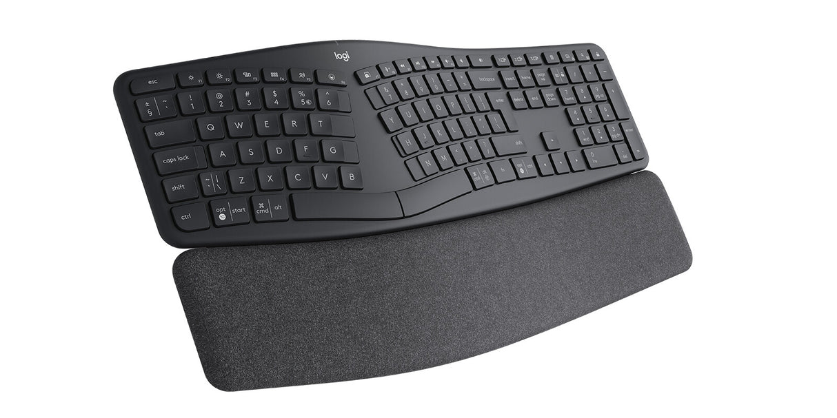 Logitech ERGO K860 Split for Business tastatur Kontor Bluetooth QWERTY US International Grafit