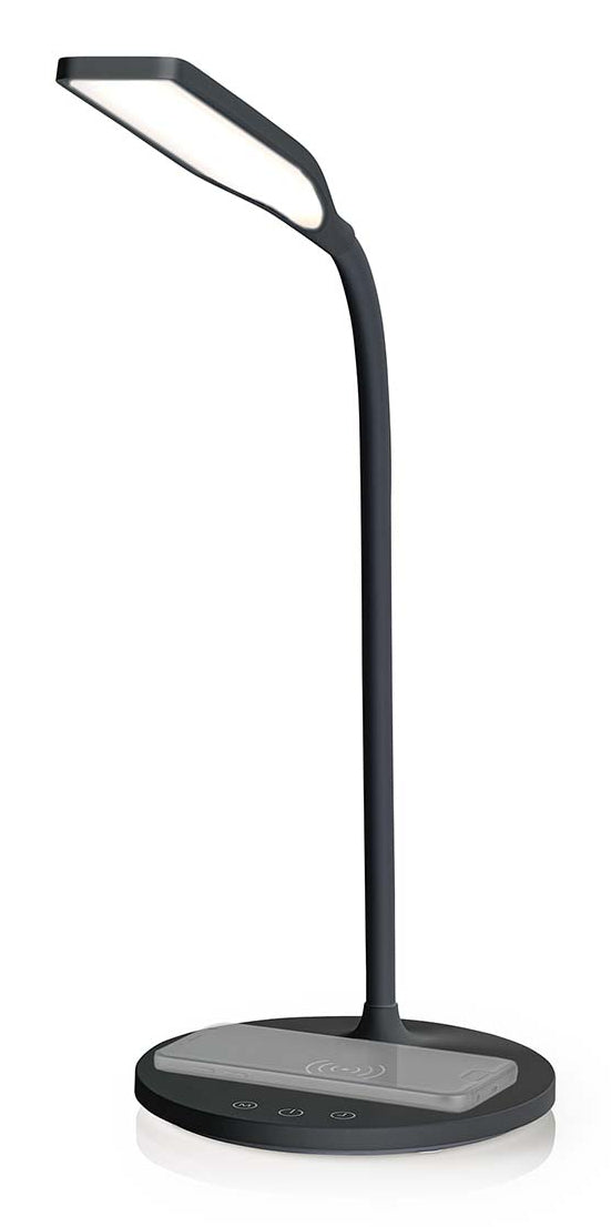 Nedis LED sort skrivebordslampe