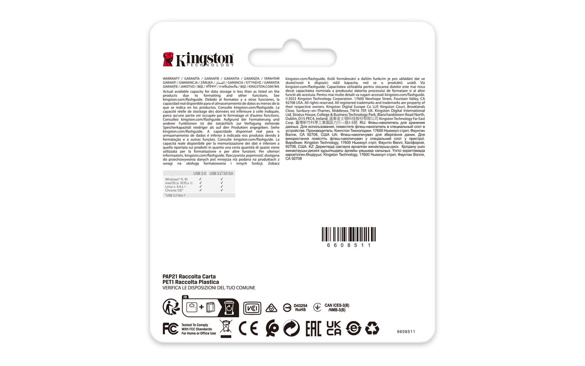 Kingston Technology DataTraveler 512 GB 220 MB/s Metal USB 3.2 Gen 1 SE9 G3