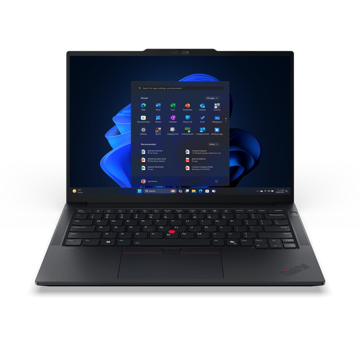 Lenovo ThinkPad E14 Gen 7 (AMD) AMD Ryzen™ 7 250 Laptop 35,6 cm (14") WUXGA 16 GB DDR5-SDRAM 512 GB SSD Wi-Fi 6E (802.11ax) Windows 11 Pro Engelsk Sort