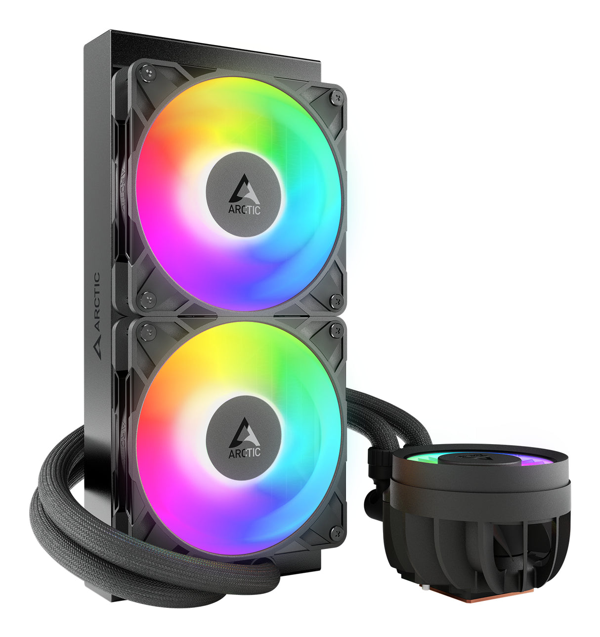 ARCTIC Liquid Freezer III Pro 240 A-RGB Processor Alt-i-en væskekøler 12 cm Sort, Hvid 1 stk