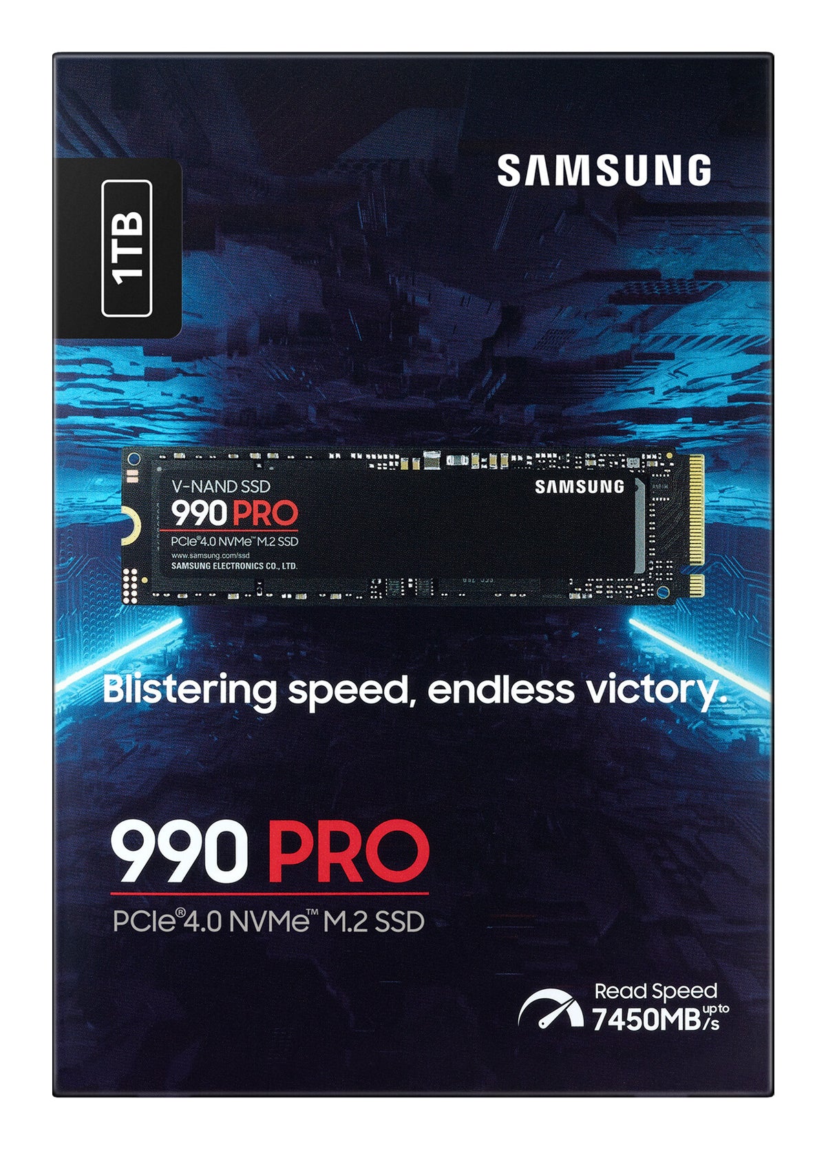 Samsung 990 PRO SSD MZ-V9P1T0BW 1TB M.2 PCI Express 4.0 x4 (NVMe)