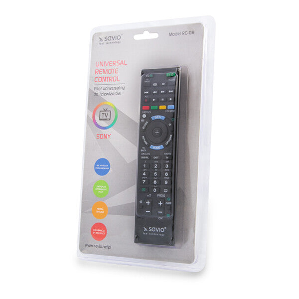 Savio RC-08 fjernbetjening TV Tryk på knapper