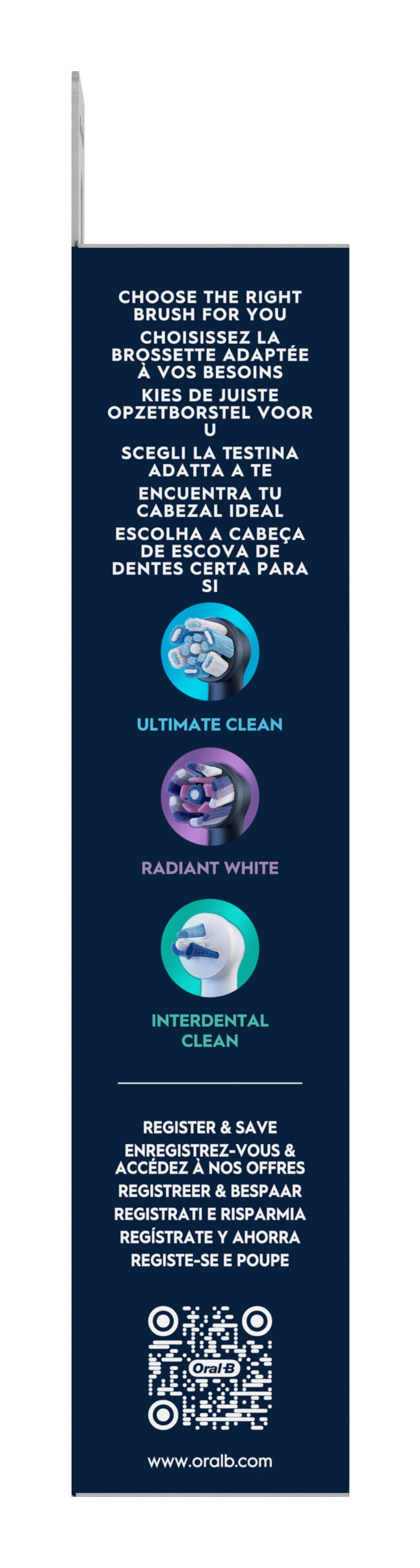 Oral-B iO Gentle Care Børstehoveder Sort, 8 stk.
